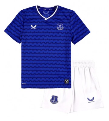 Everton Hjemmebanetrøje Børn 2025-26 Kortærmet (+ Korte bukser)